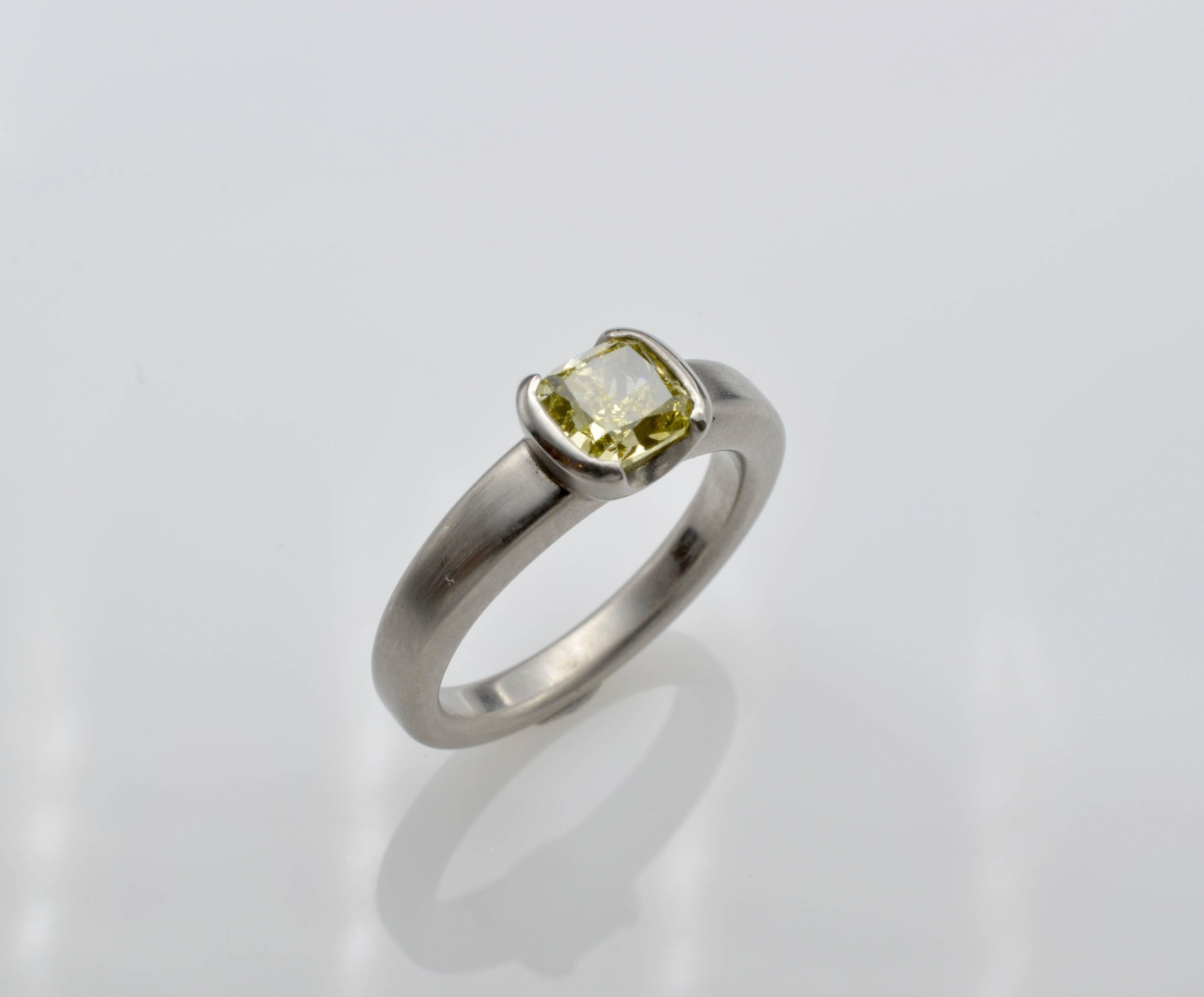 lemon diamond ring
