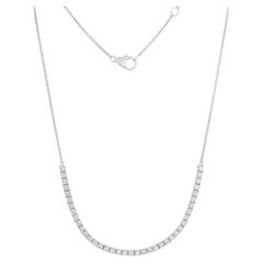 2.00ct Full-Cut Diamond Radiant Link 14K Gold Pendant Necklace