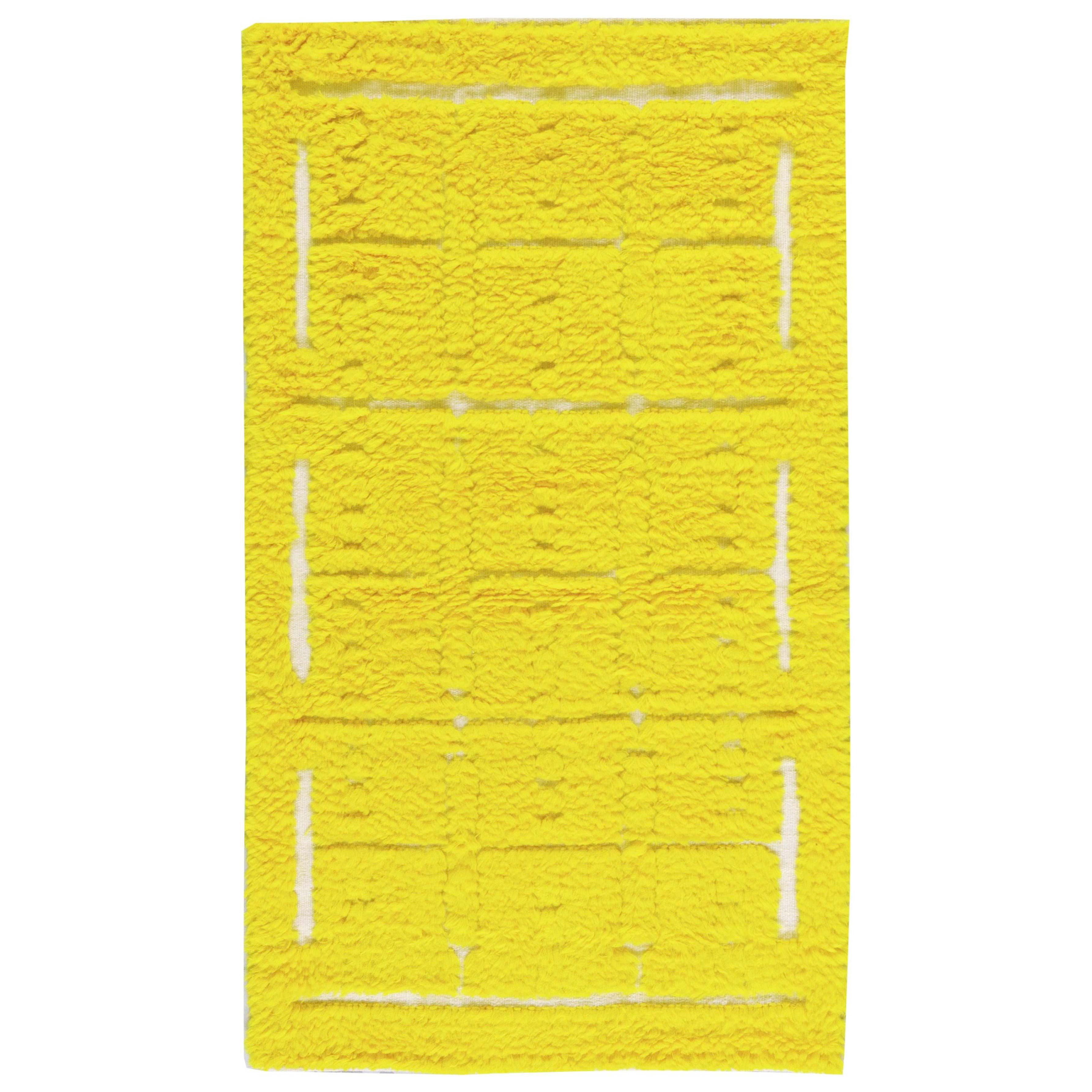 Radiant Modern Tulu Wool Rug from India by Doris Leslie Blau For Sale