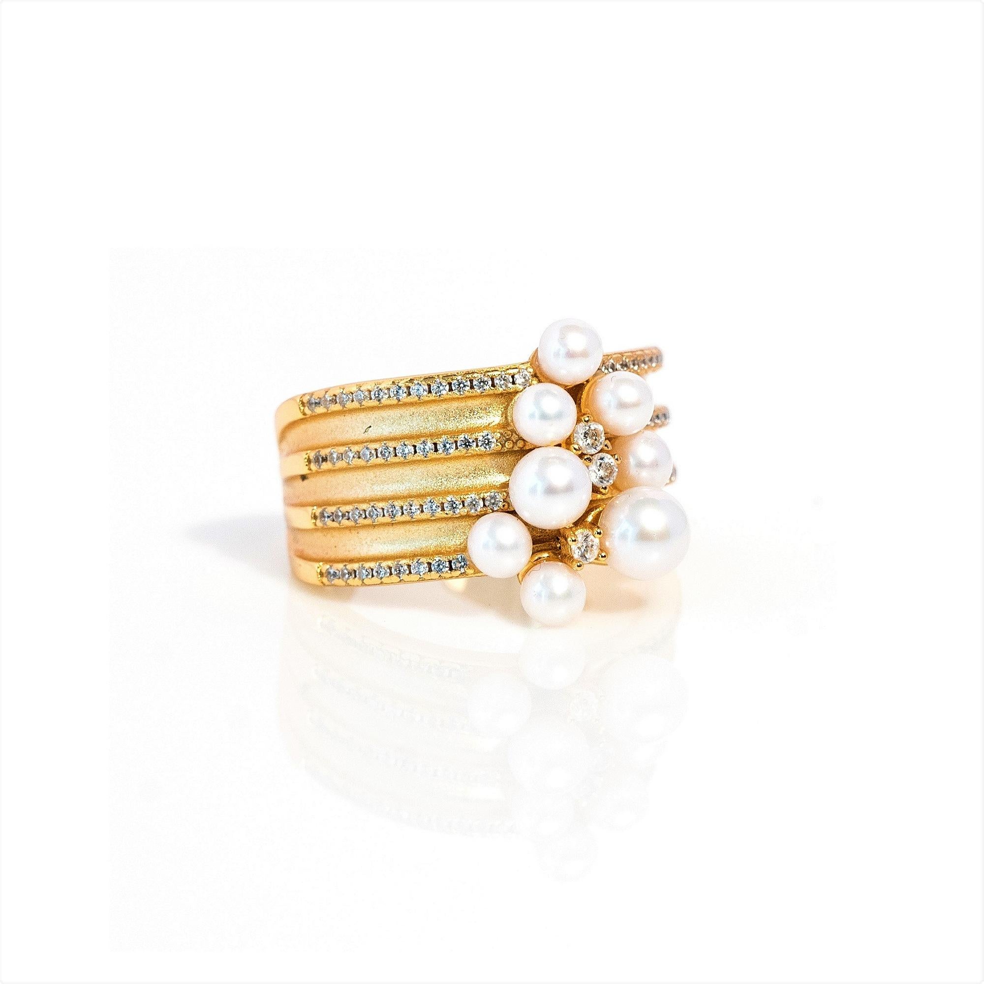 This exquisite Designer Ring is a harmonious blend of timeless elegance and modern sophistication. Crafted to perfection, this stunning piece is destined to captivate hearts and turn heads. Whether it's a special occasion or a statement of everyday