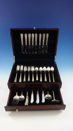 Radiant Rose von International Sterling Silber Besteck 8 Service Set 53 Teile