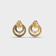 Radiant Round Moissanite Earrings 925 Sterling Silver Perfect Gift For Women.
