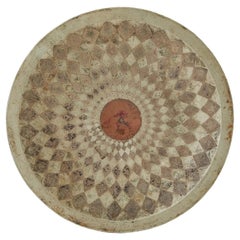 Kupferschale mit strahlendem Lozenge-Muster von Claudius Linossier