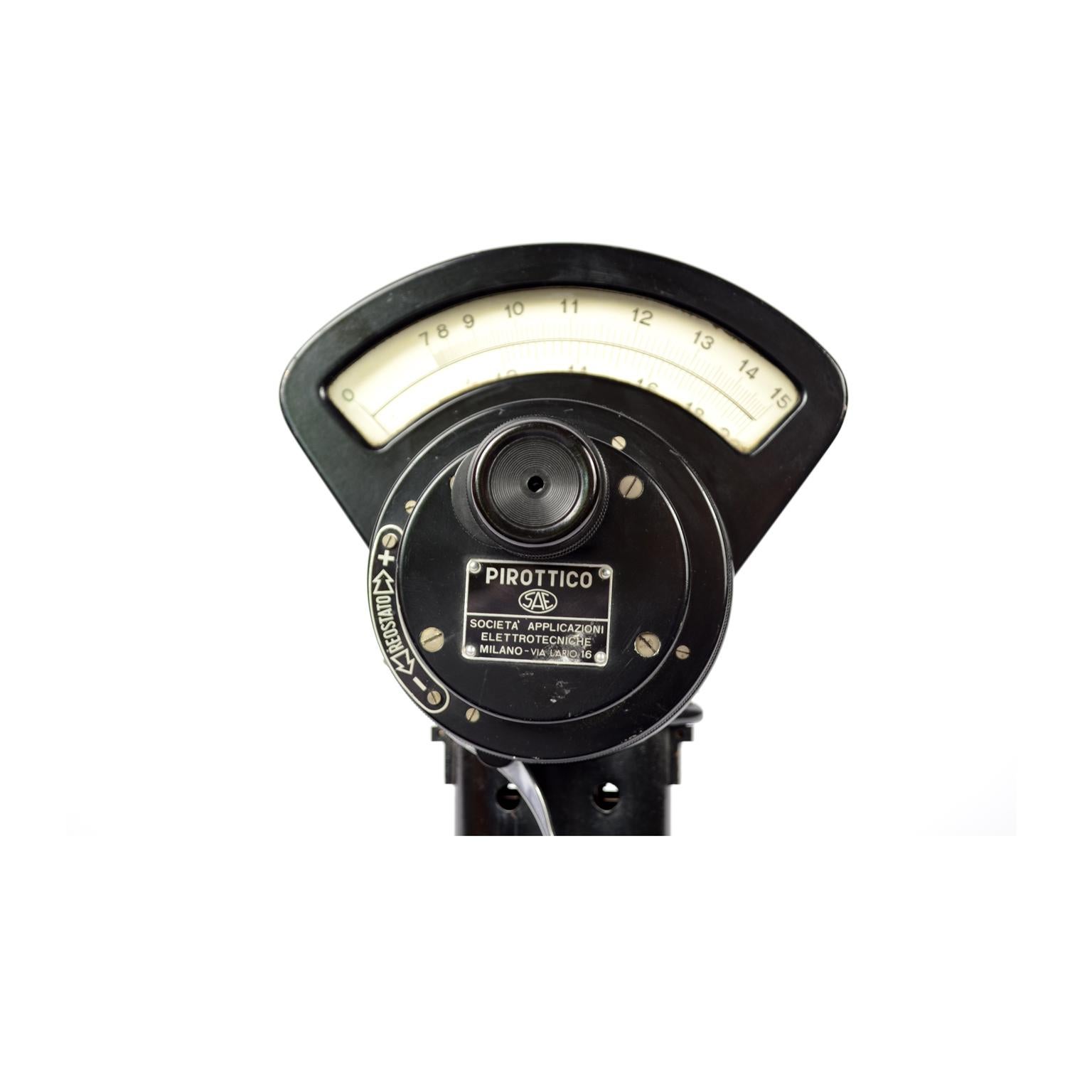 Radiation Optical Pyrometer Made of Black Painted Metal in the 1950s 4