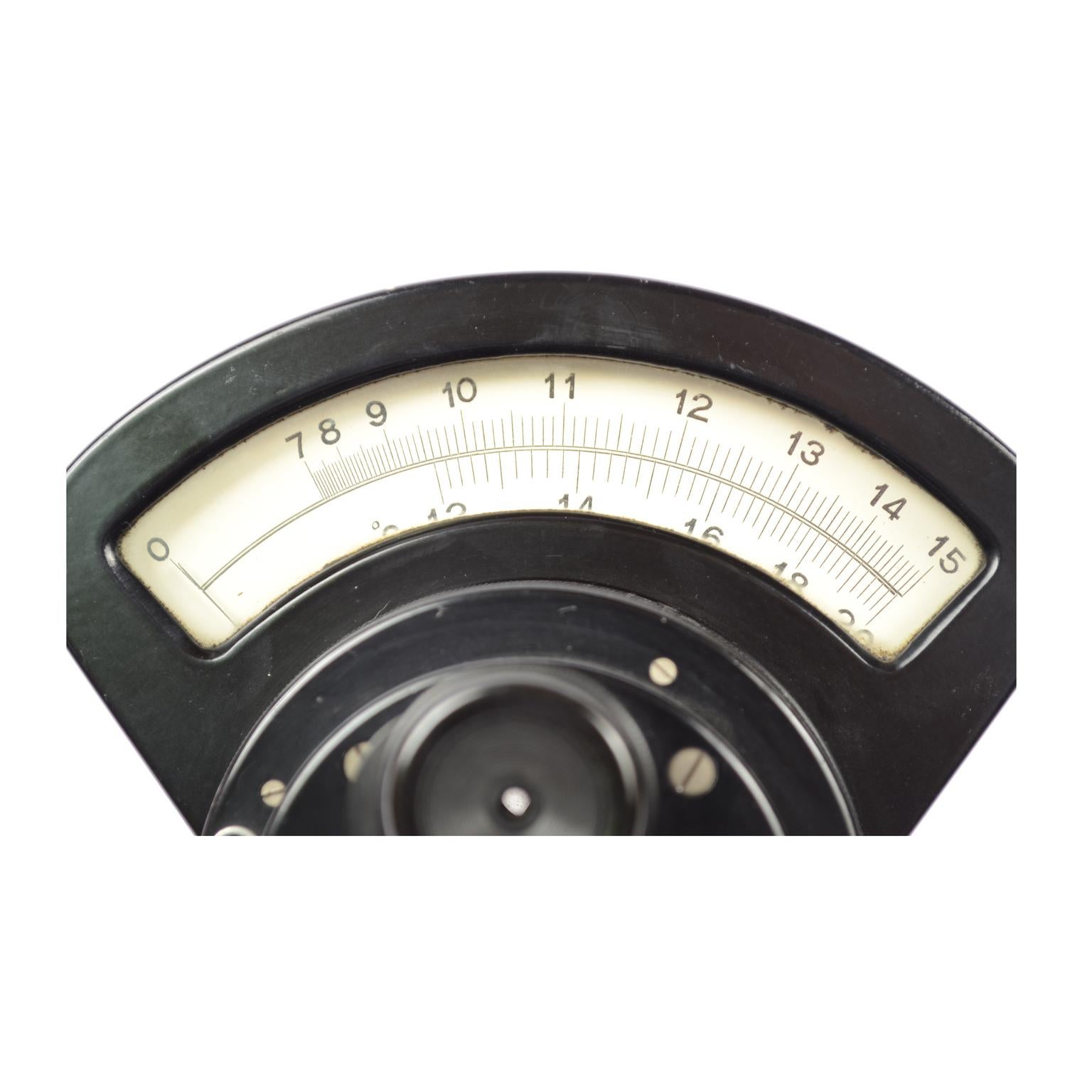 Mid-20th Century Radiation Optical Pyrometer Made of Black Painted Metal in the 1950s