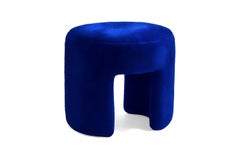 Radical Design Blue Velvet Stool Furia