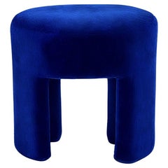Radical Design Blue Velvet Stool Furia
