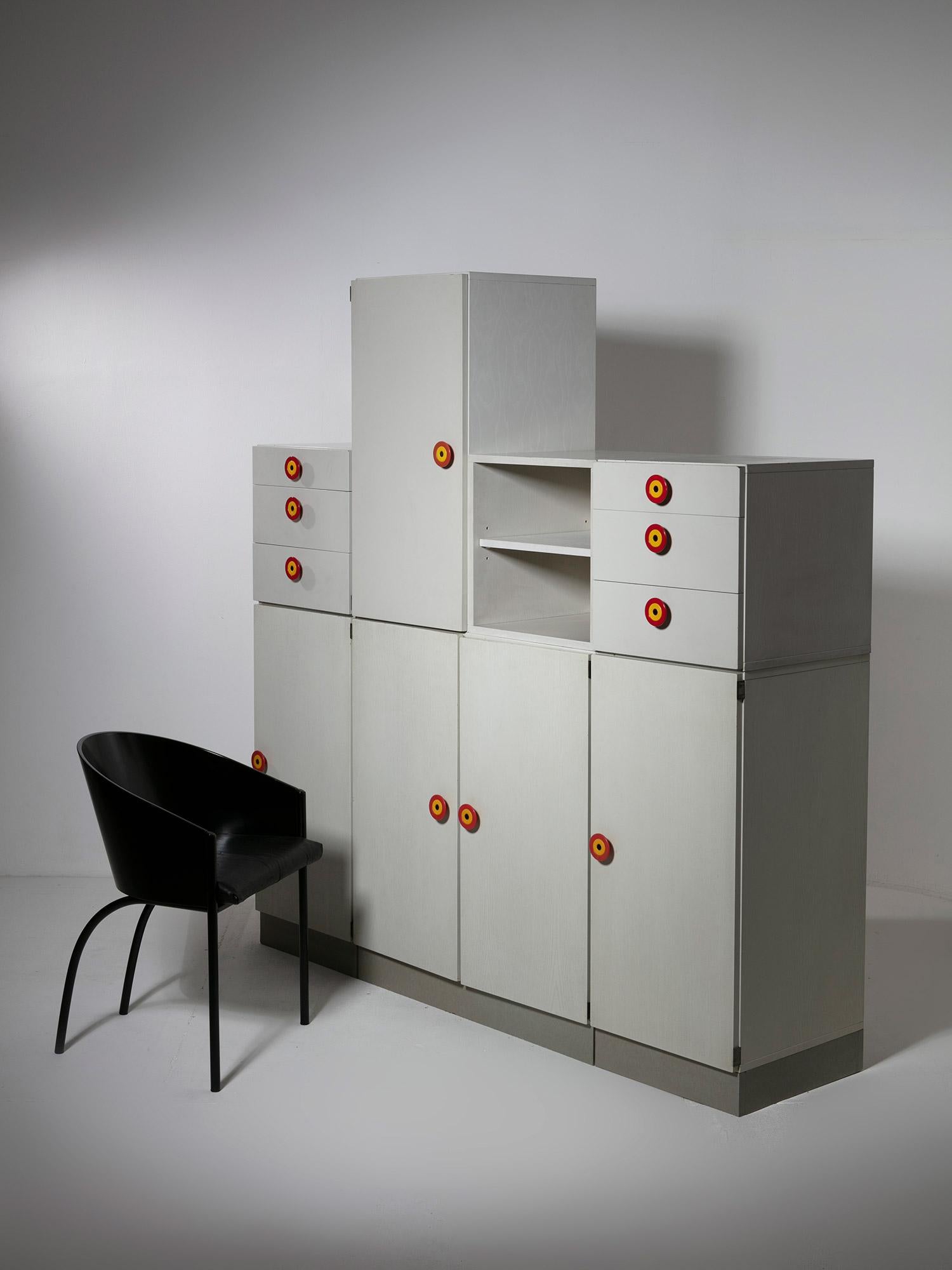 Radical Design Kubirolo Cabinets by Ettore Sottsass for Poltronova, Italy, 1960s For Sale 3