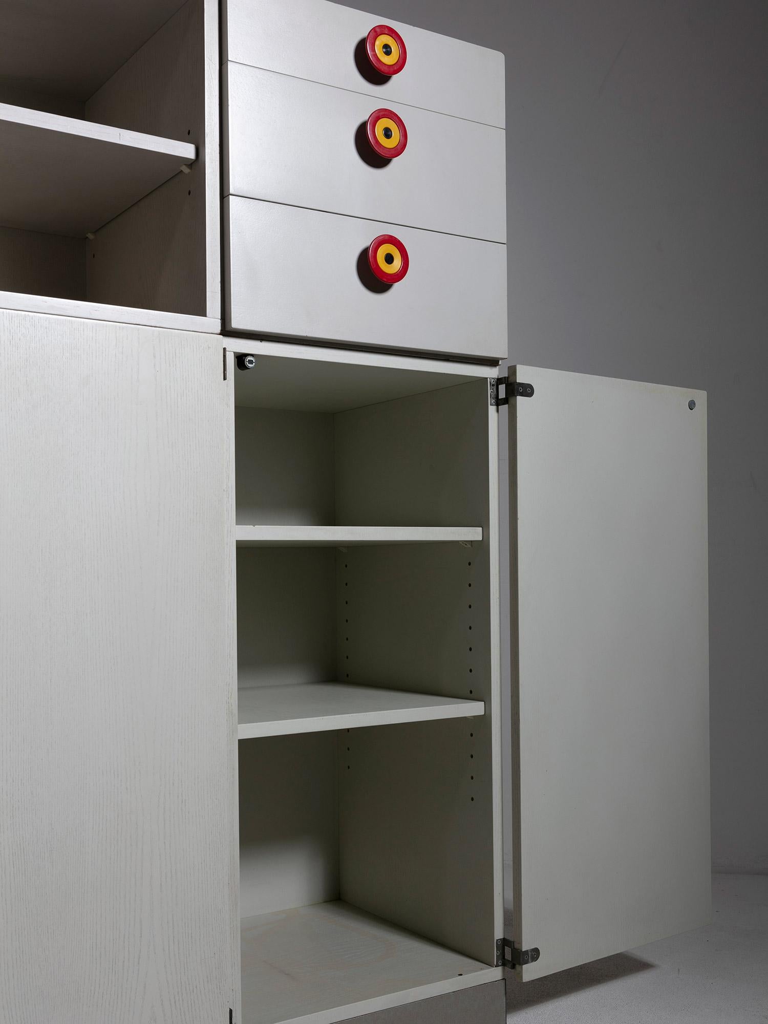 Mid-20th Century Radical Design Kubirolo Cabinets by Ettore Sottsass for Poltronova, Italy, 1960s For Sale