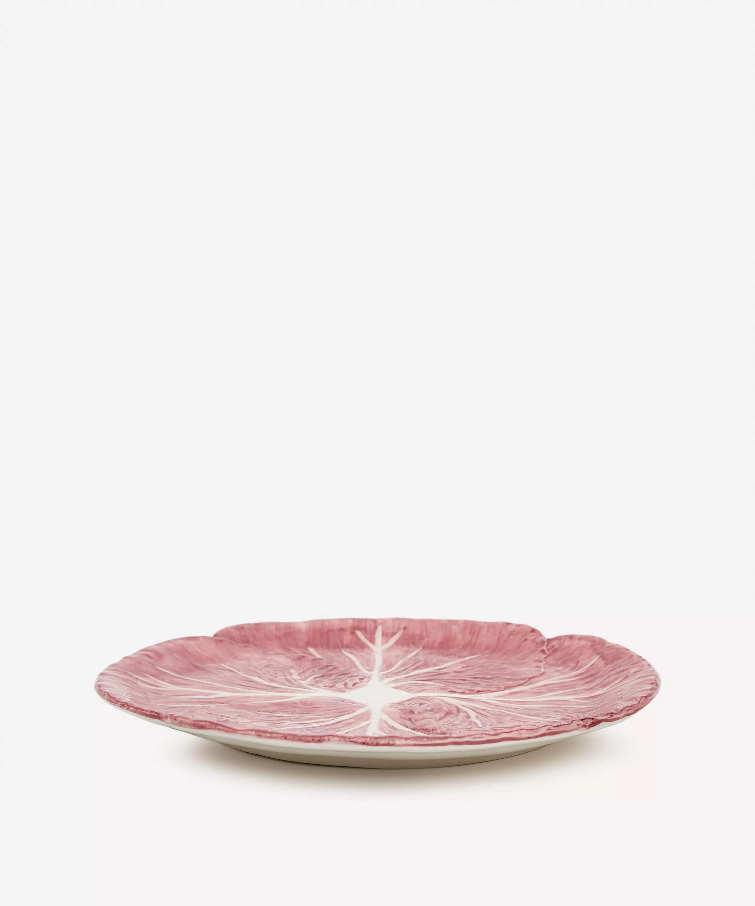 Plato llano de cerámica pintado a mano Radicchio, Made in Italy Siglo XXI y contemporáneo en venta