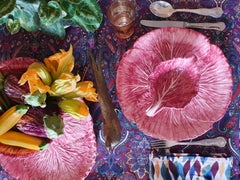 Radicchio Hand-Painted Ceramic Aperitivo Bowl, Made in Italy