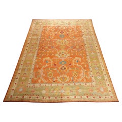 Radient 19th Century Oushak Carpet