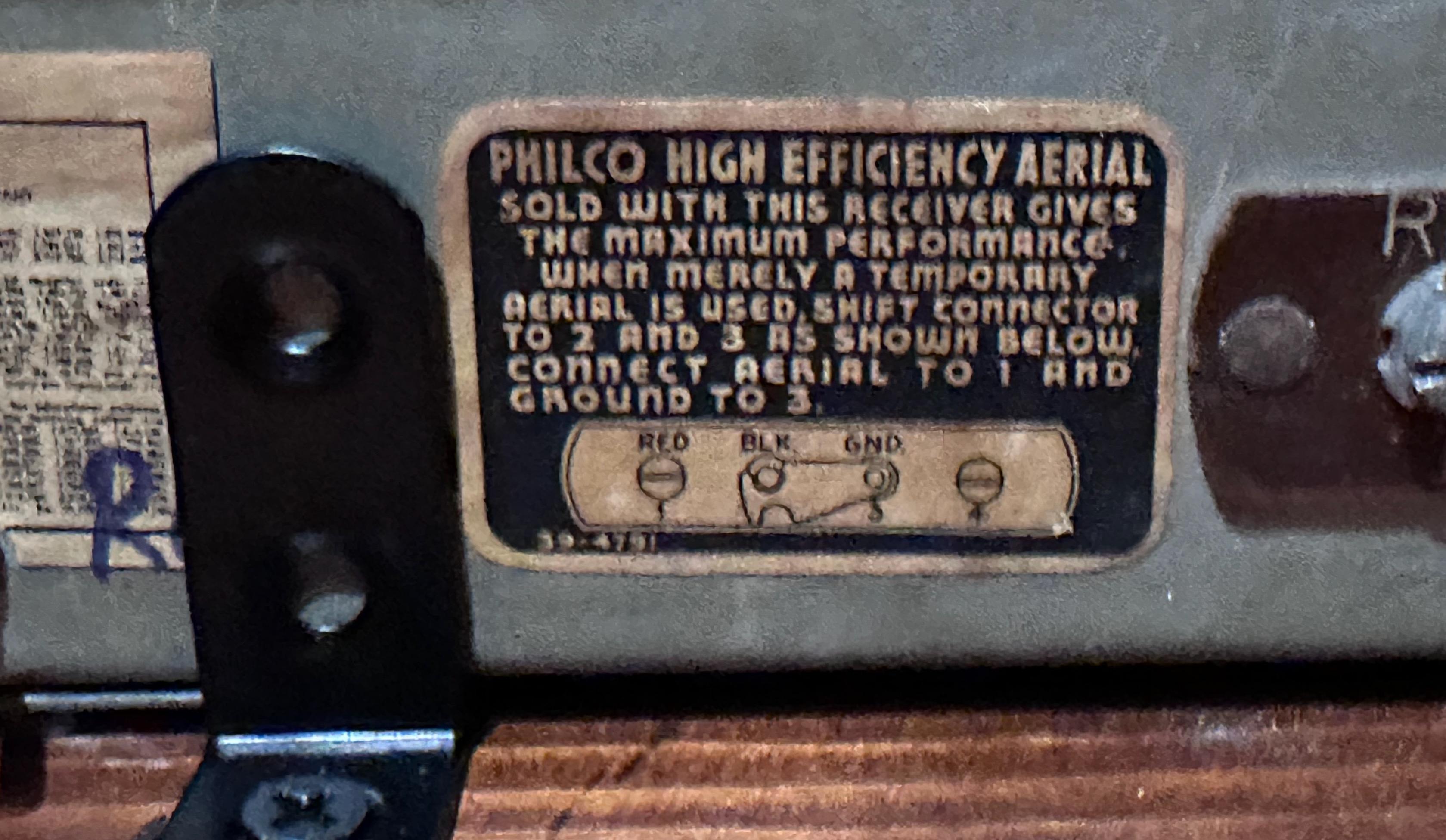 Radio Bar Company of America Philco Radio Bluetooth Adapter Restored Refinished  7