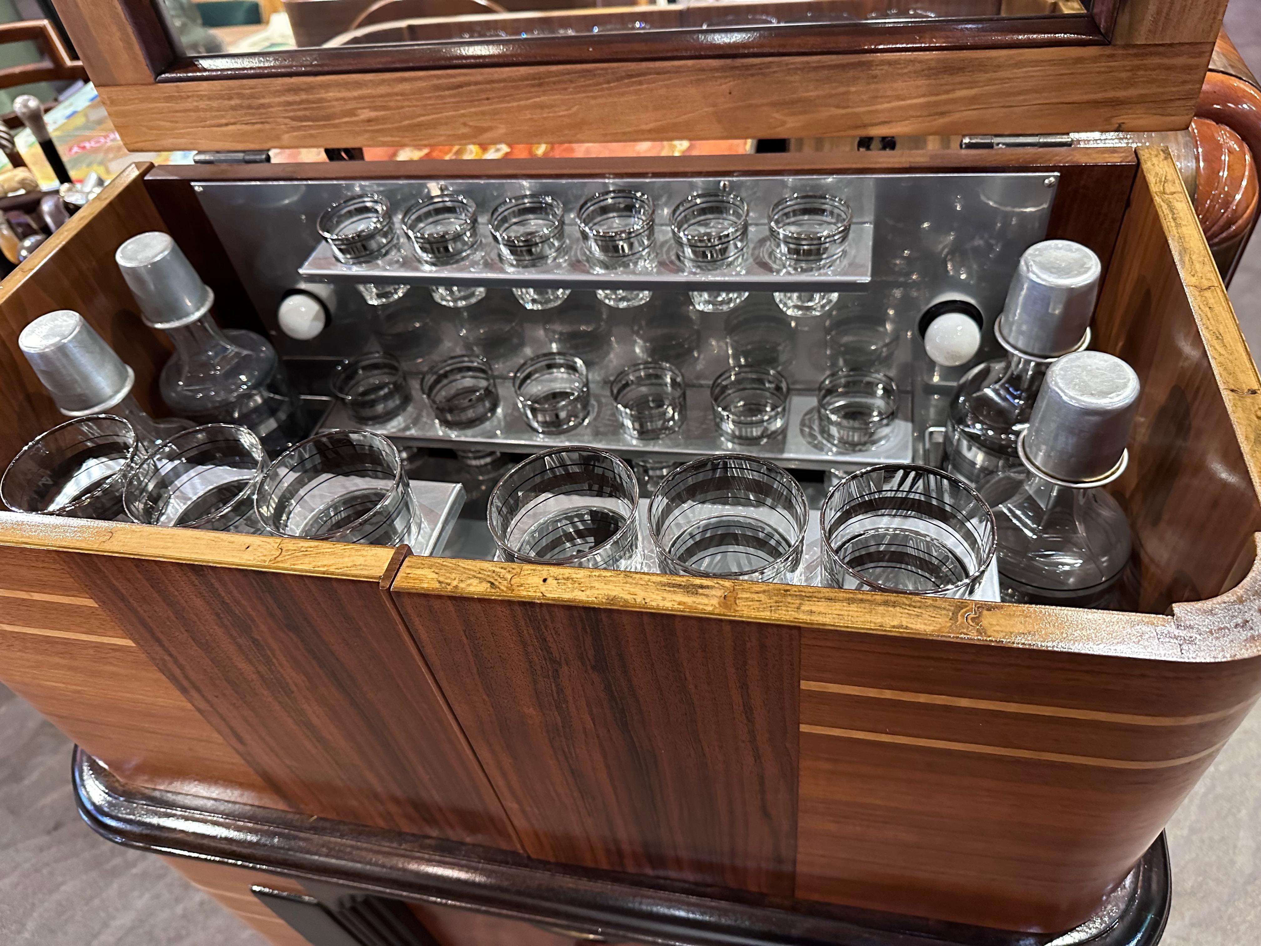 Mid-20th Century Radio Bar Company of America Philco Radio Bluetooth Adapter Restored Refinished 