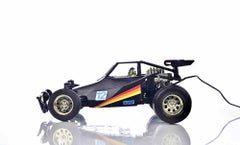 Radio-Controlled Racing Buggy with Controller - Italy 1970s
