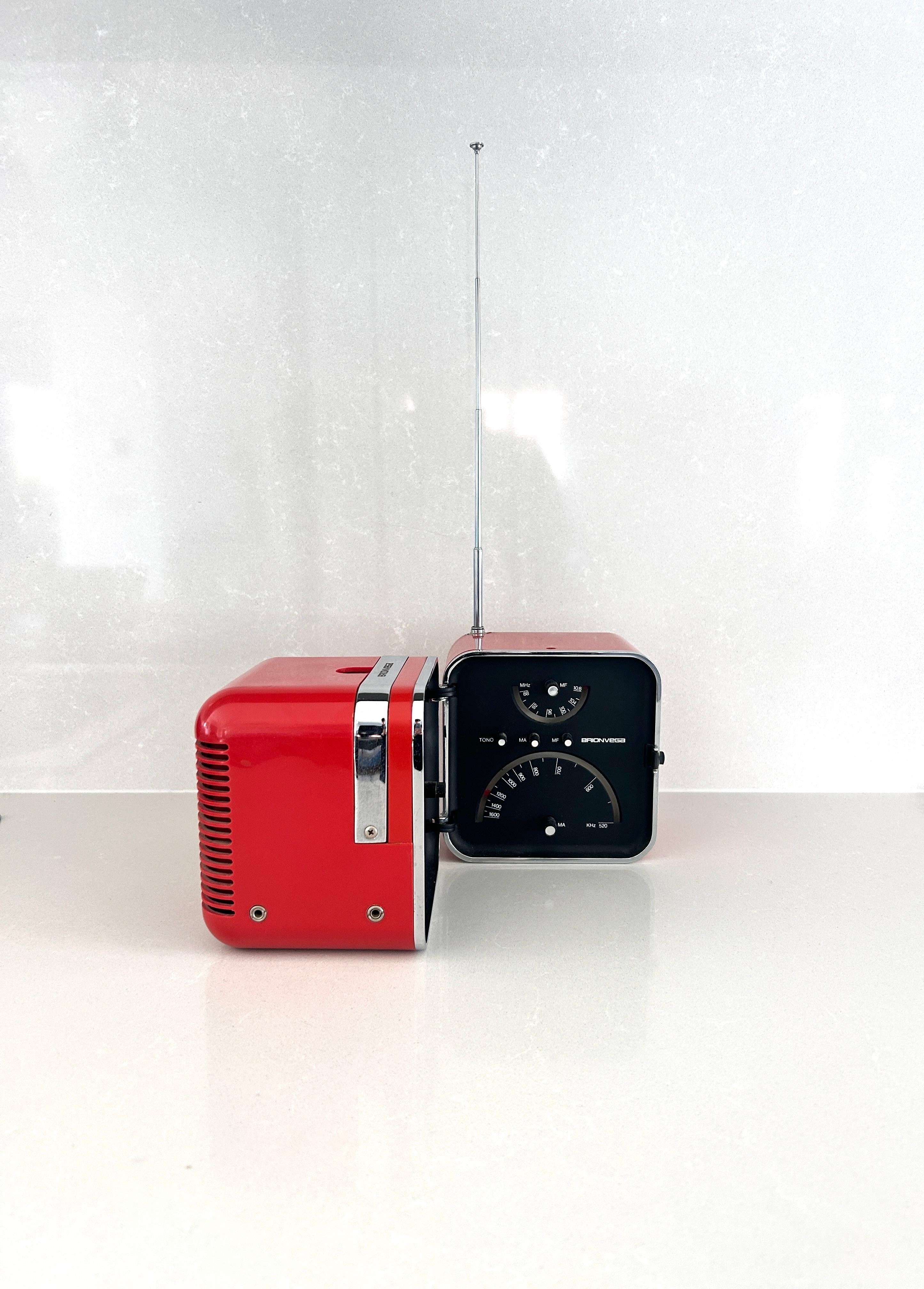 Radio Cube Brionvega mod. TS502, Richard Sapper et Marco Zanuso en vente 3