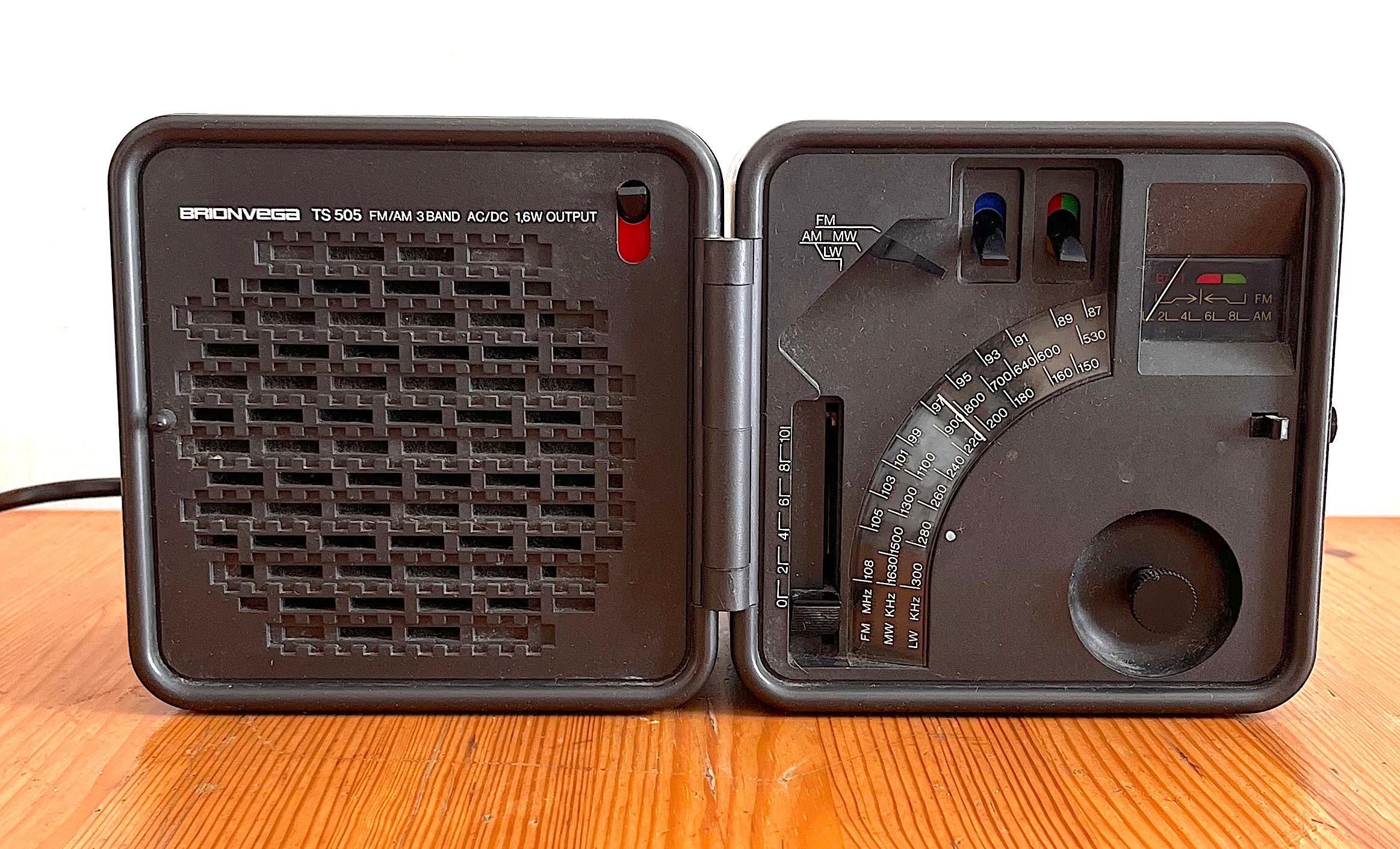20th Century Brionvega Radio Cube mod. TS505, Richard Sapper and Marco Zanuso For Sale
