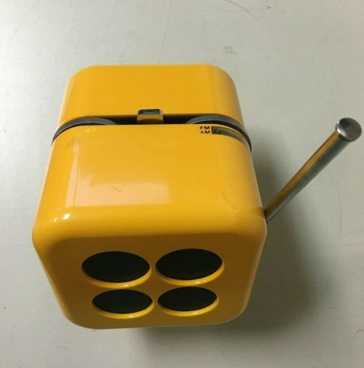 Tedesco Rádio Siemens Rk 501 Alpha 2 Vintage Design/One di Mario Bellini, Italia, 1968