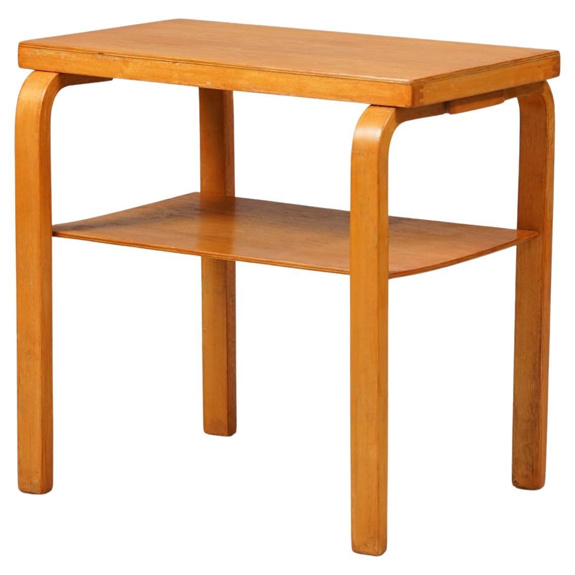 Side/Radio Table, Alvar Aalto, Oy Huonekalu- ja Rakennustyötehdas Ab, 1950s For Sale