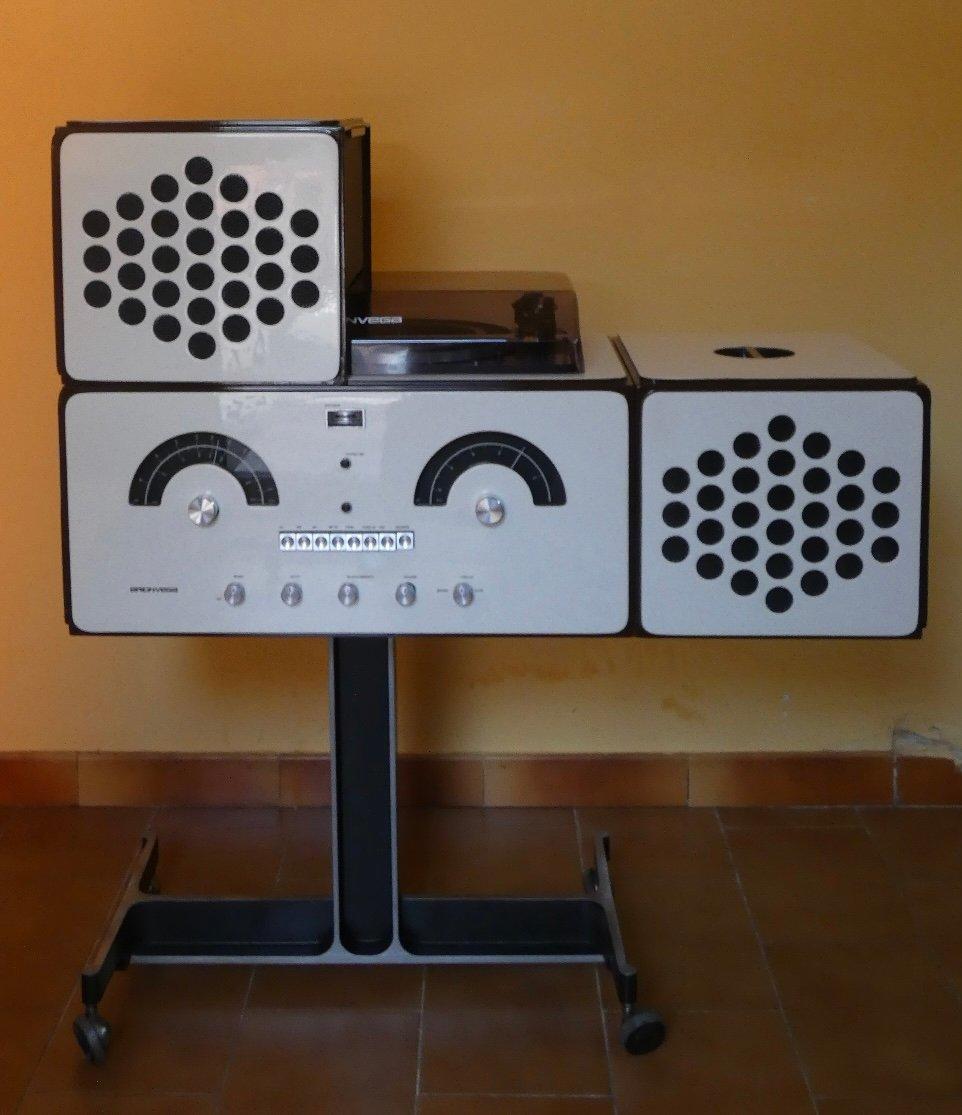Italian Radiofonografo Cubo RR 126 Fo di F.lli Castiglioni per Brionvega en vente