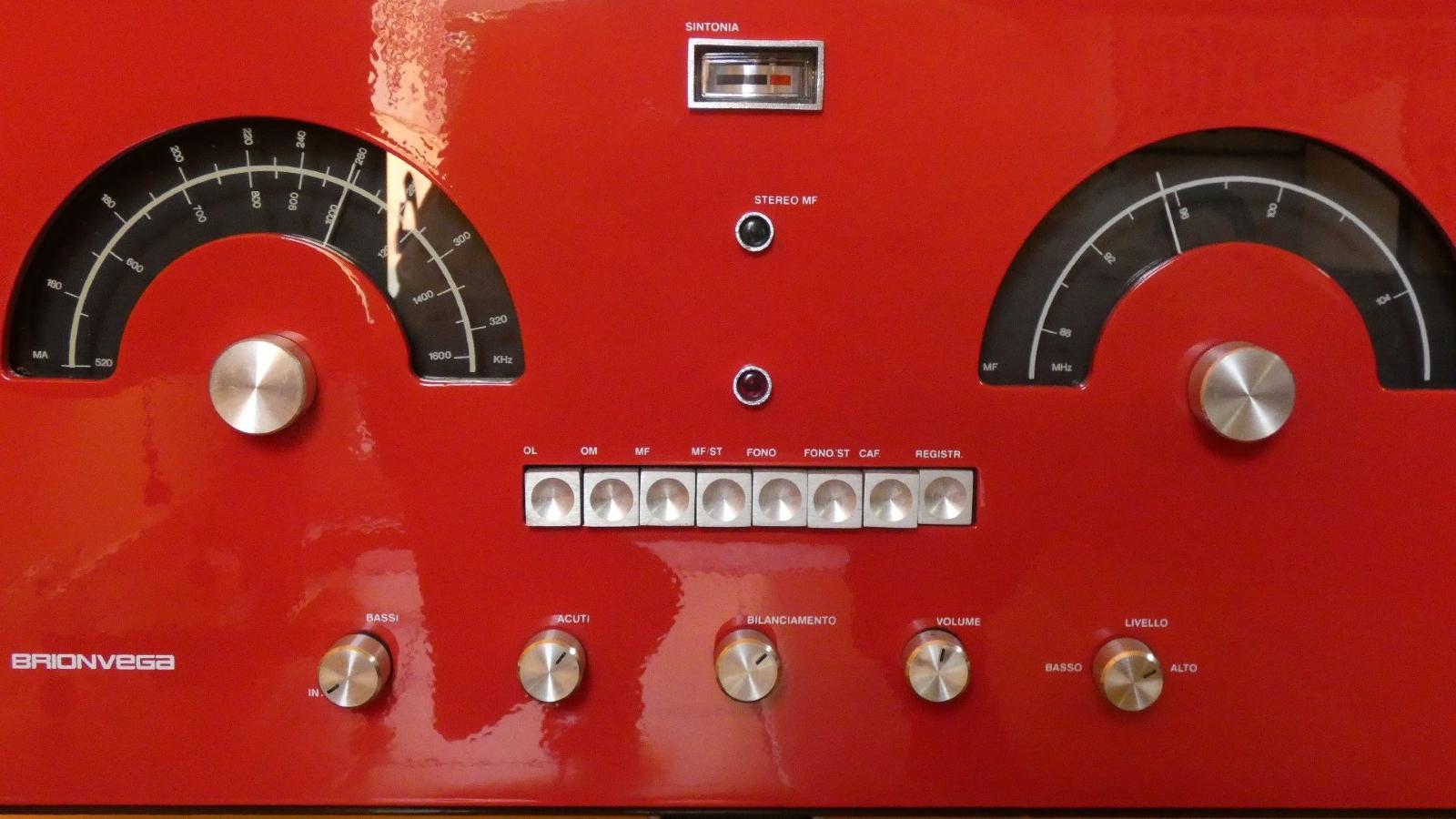 Fait main Radiofonografo Cubo Rr 126 Fo di F.lli Castiglioni per Brionvega en vente