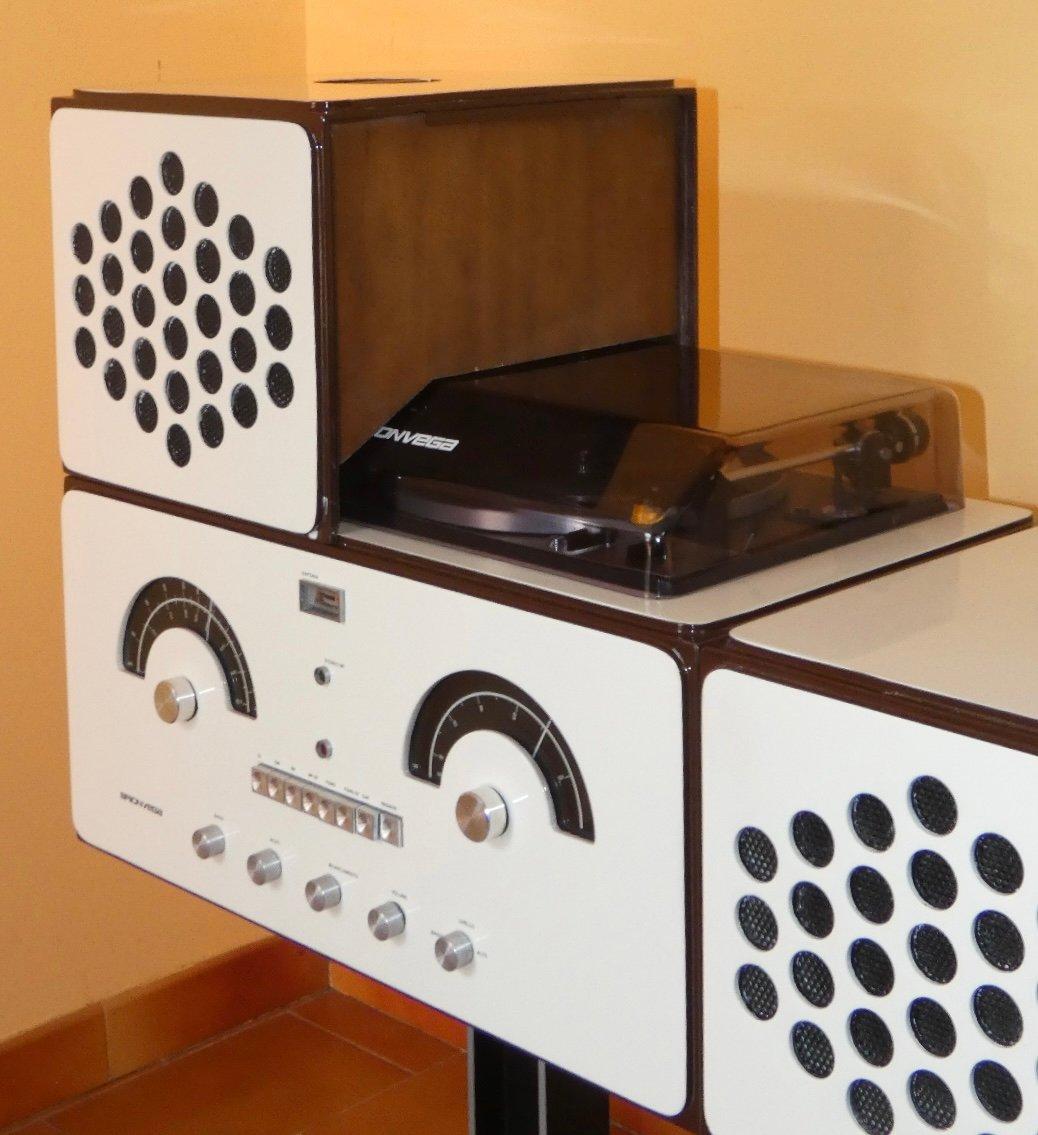 Fait main Radiofonografo Cubo RR 126 Fo di F.lli Castiglioni per Brionvega en vente