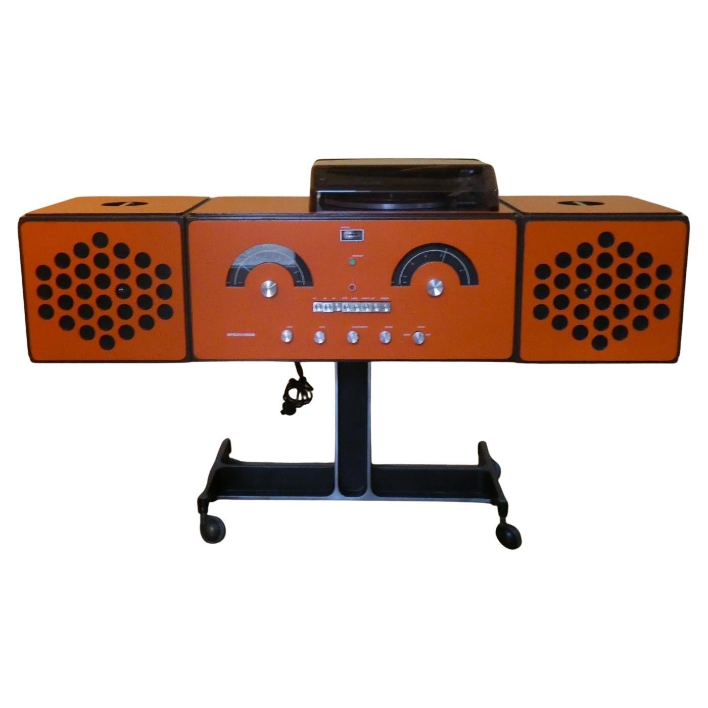 Radiofonografo Cubo RR 126 FO di Fratelli Castiglioni per Brionvega