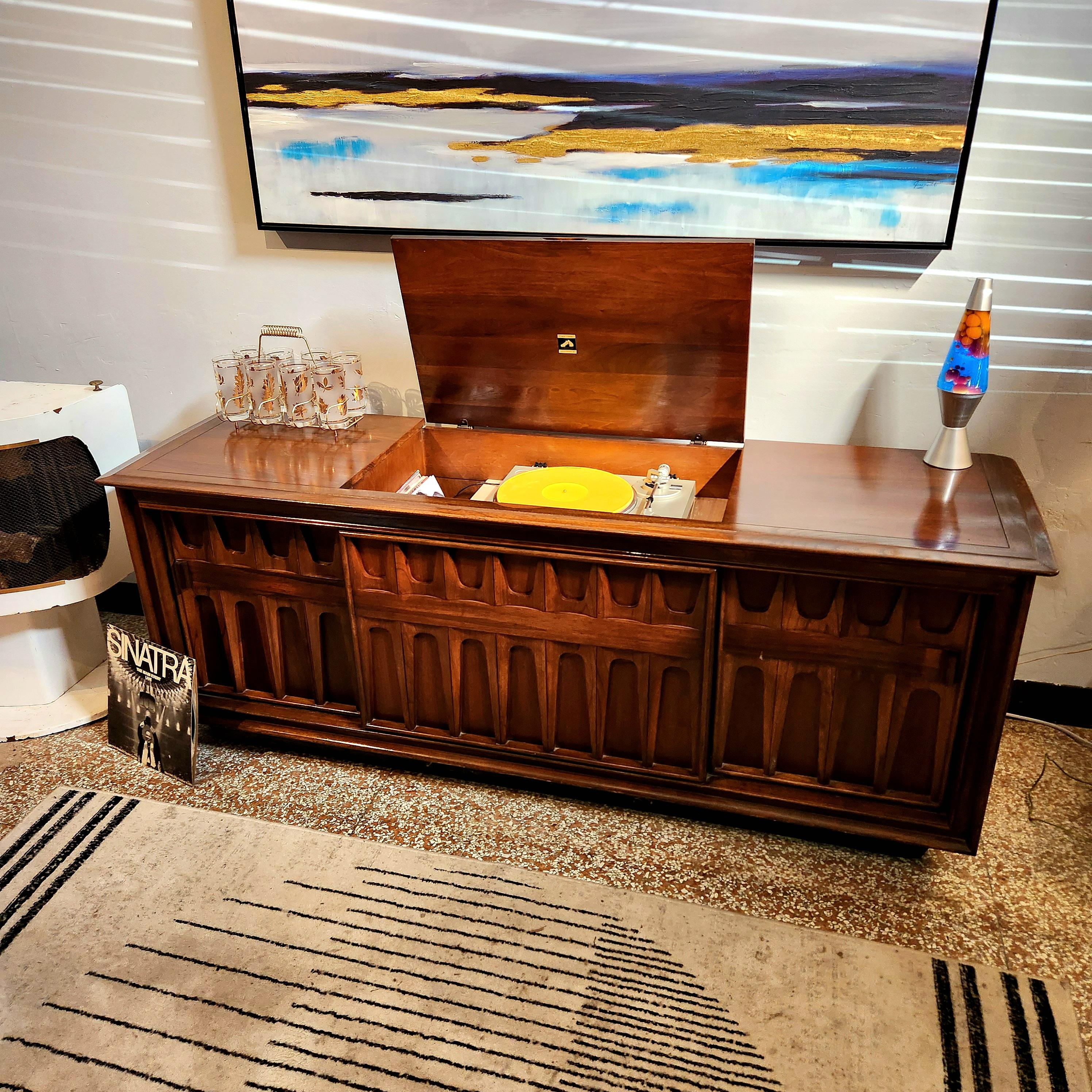 Woodwork Radiogram Stereo Record Player 