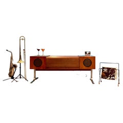 Radiogram Stereo Record Player « The Coffee Table Console Book » ( radios vintage)