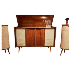 Radiogram Stereo Record Player « The Coffee Table Console Book » ( radios vintage)