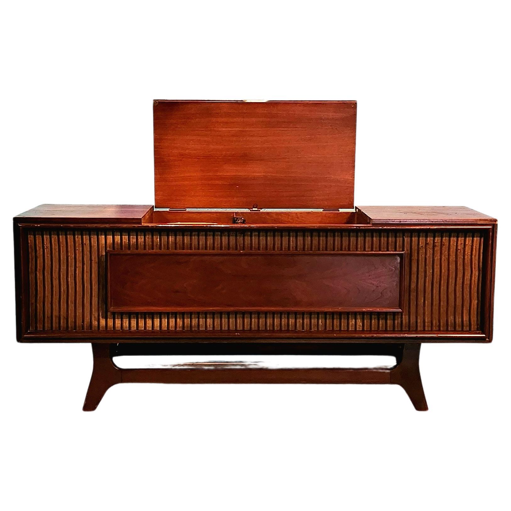 Radiogram Stereo Record Player "The Coffee Table Console Book" (vintage radios) For Sale