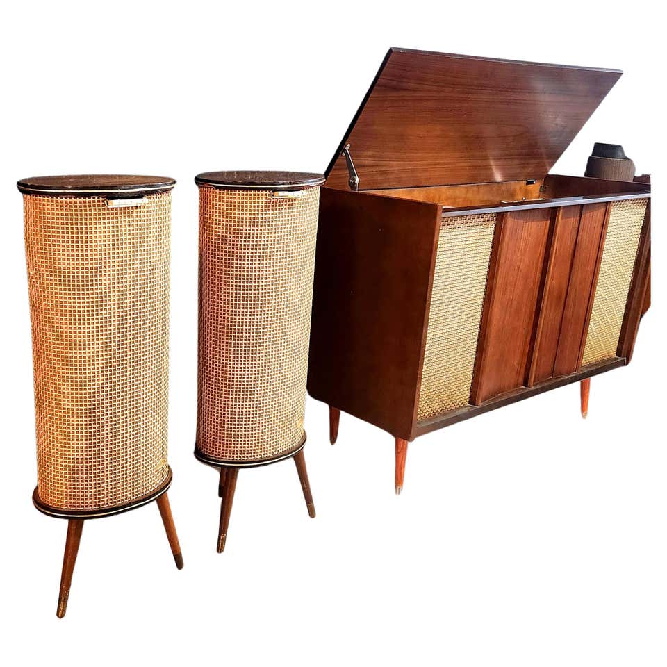 Vintage Zenith Stereo Cabinet - For Sale on 1stDibs