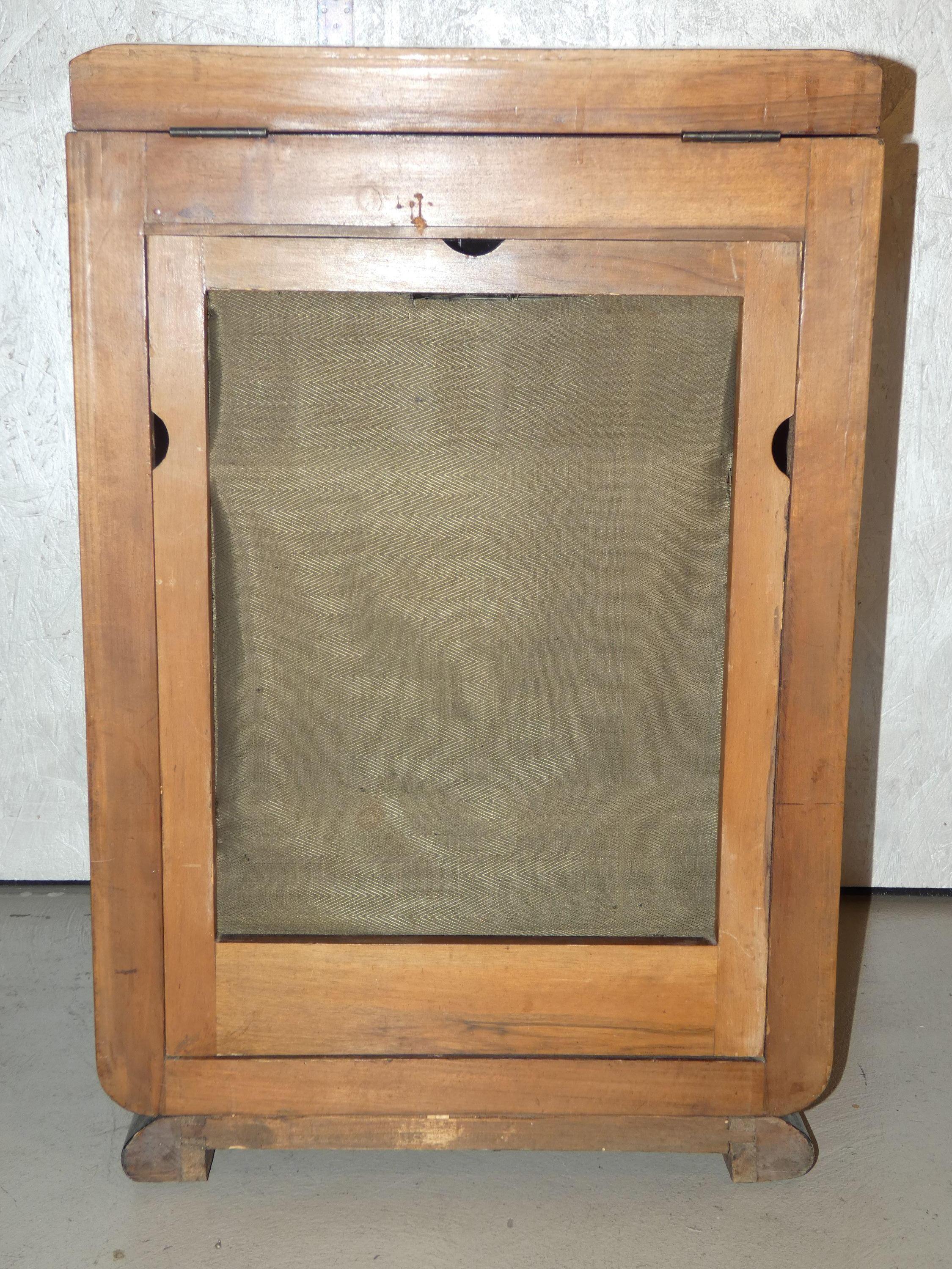 Italian Radiomobile e giradischi in legno e bachelite di Compagnia Marconi, 1940
