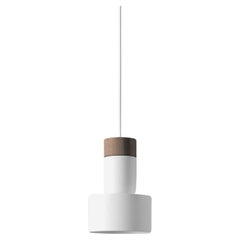 Radius Chocolate White Pendant Lamp by +kouple