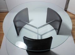 Radius Glass & Wood Coffee Table