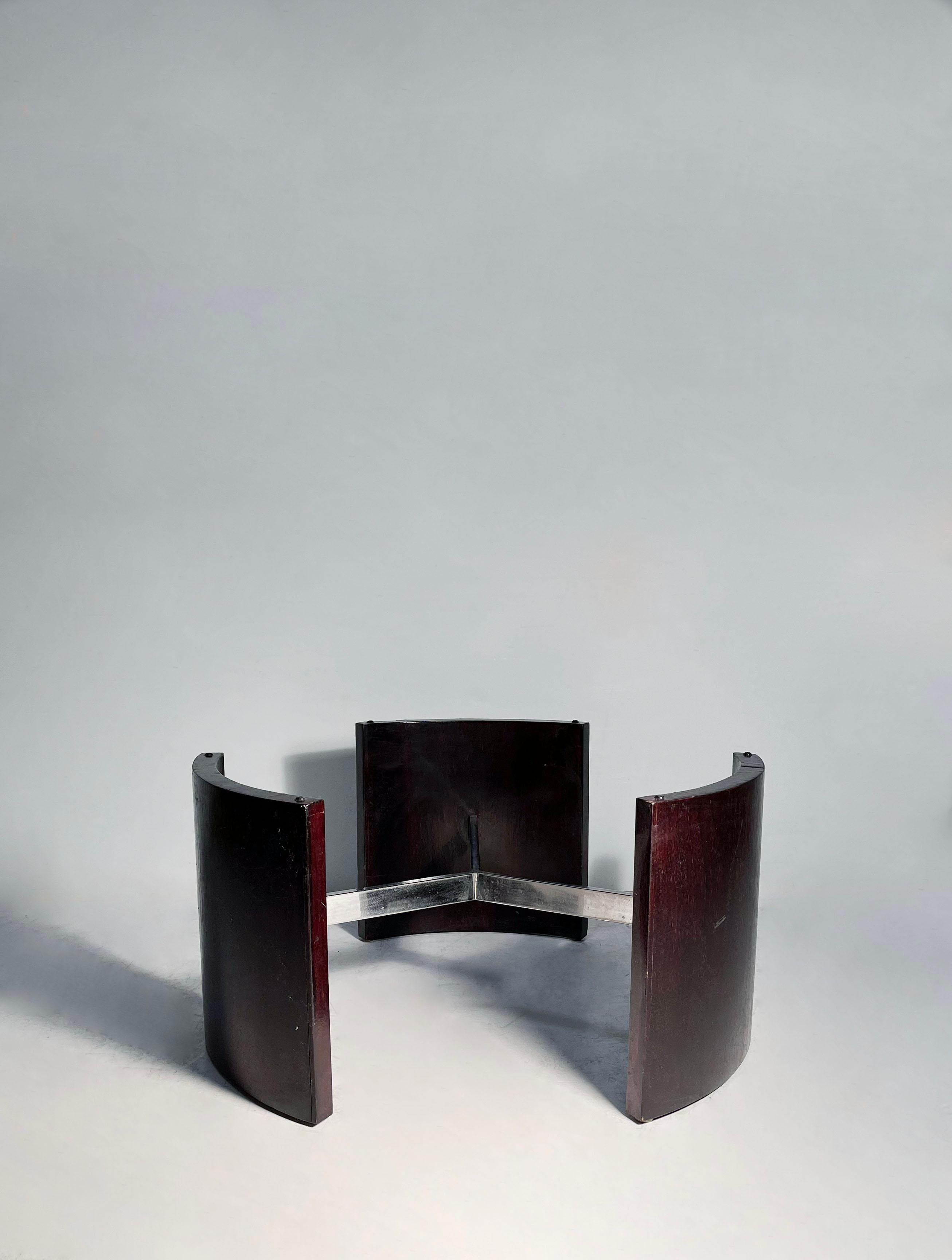 Bois Table basse Radius en vente