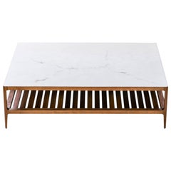 Radius Coffee Table in Walnut by Munson Furniture