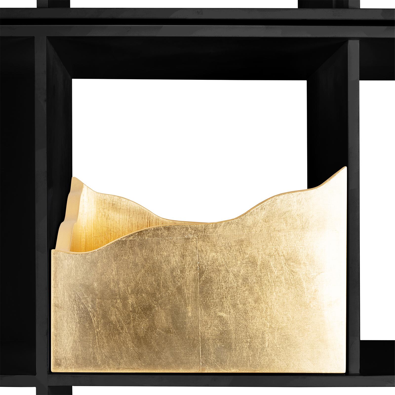 Radius Designiertes schwarzes Bücherregal im Angebot 3