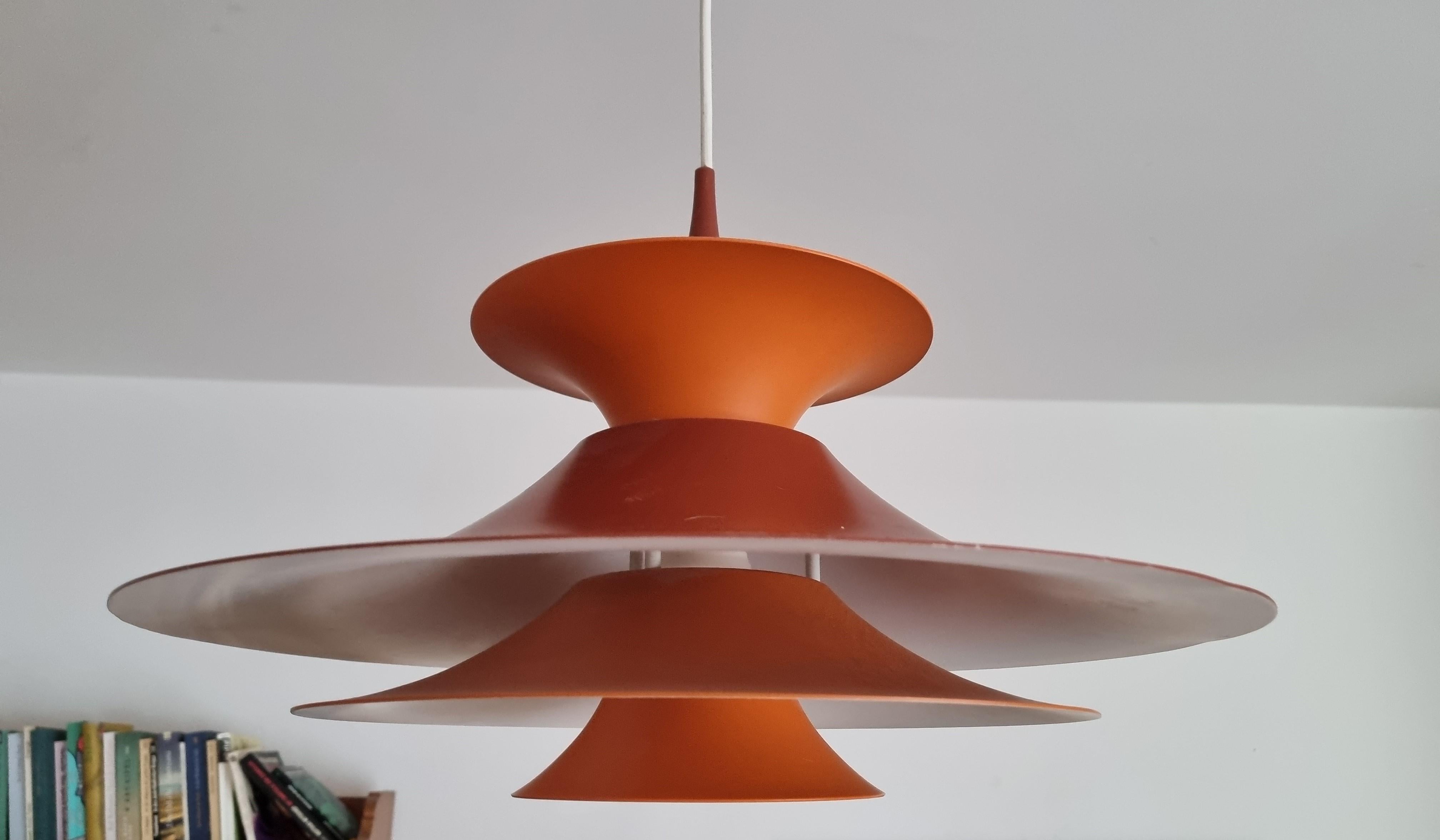 Late 20th Century Radius Hanging Lamp by Eric Balsev for Fog & Mørup  Danmark 70's For Sale