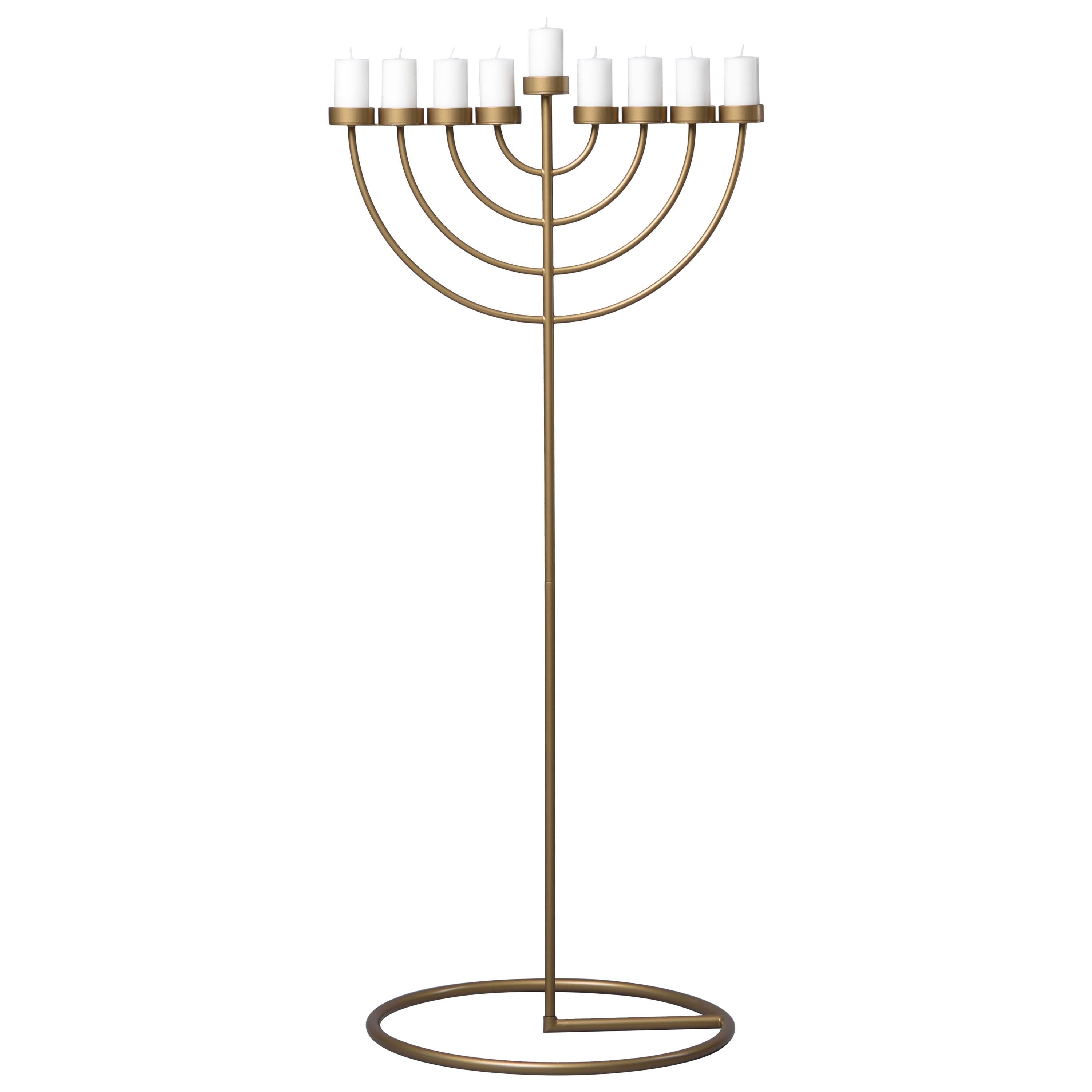 RADIUS candleholde 130cm, minimalistic Hanukkah menorah by Ivan Voitovych