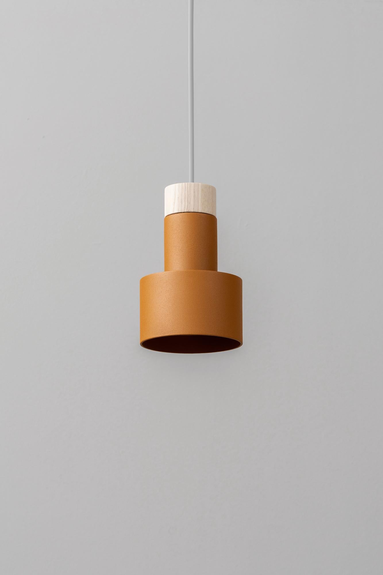Verniciatura a polvere Lampada a sospensione Radius Moss di +kouple in vendita