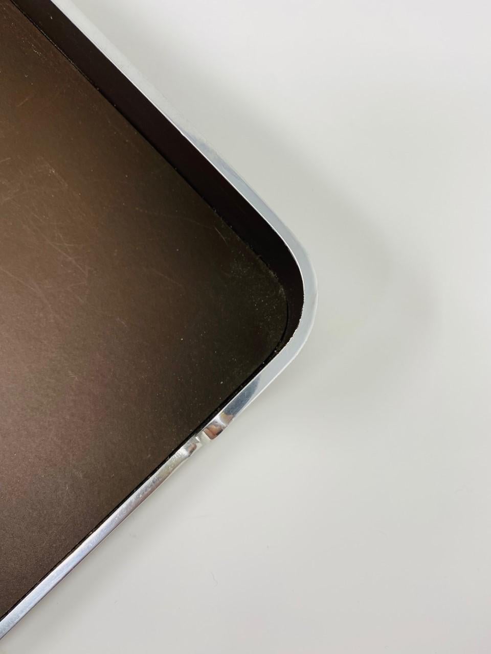 Mid-Century Modern Radius One Chrome Letter Tray by William Sklaroff for Smith Metal Arts