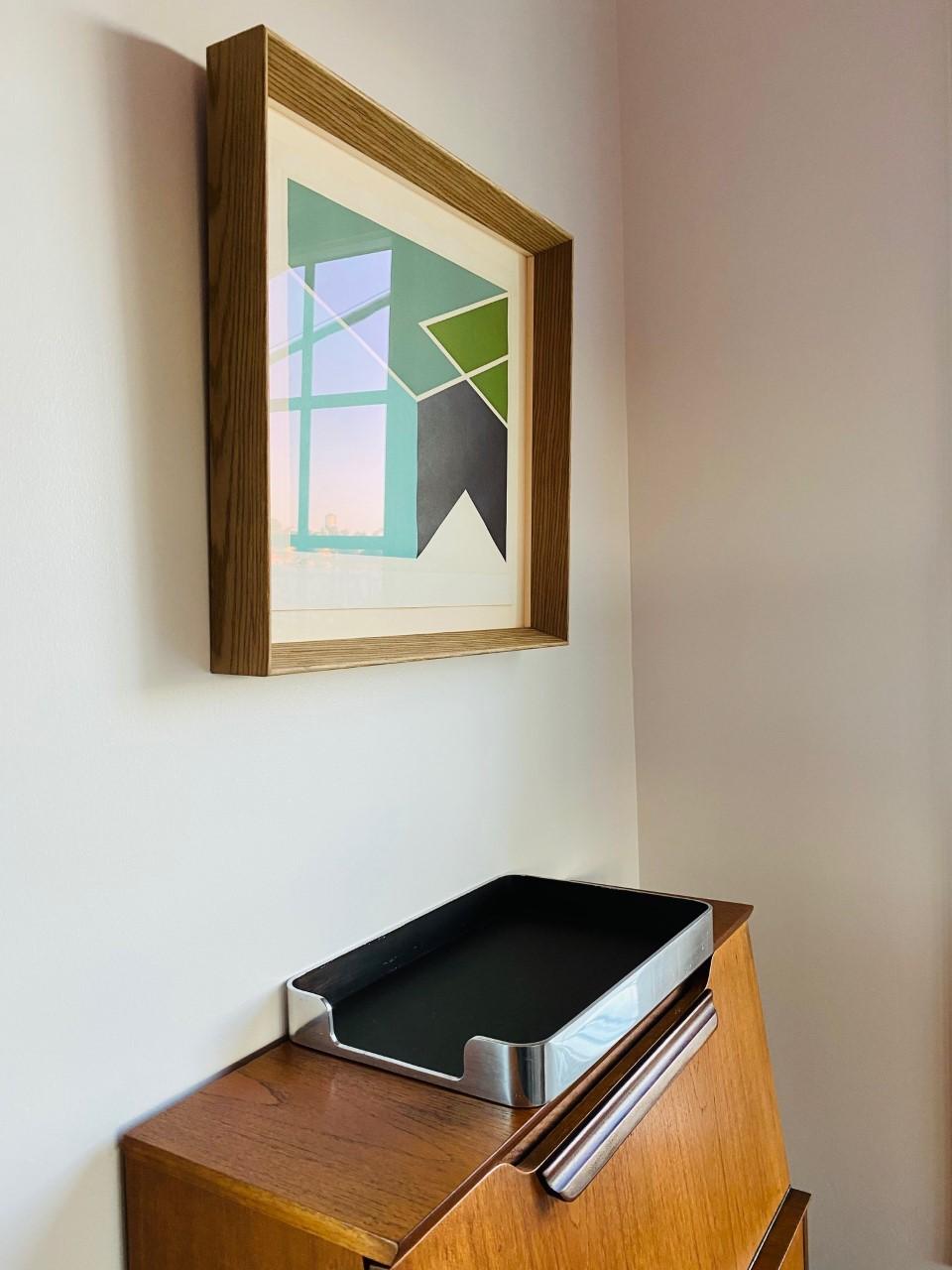 Radius One Chrome Letter Tray by William Sklaroff for Smith Metal Arts 2