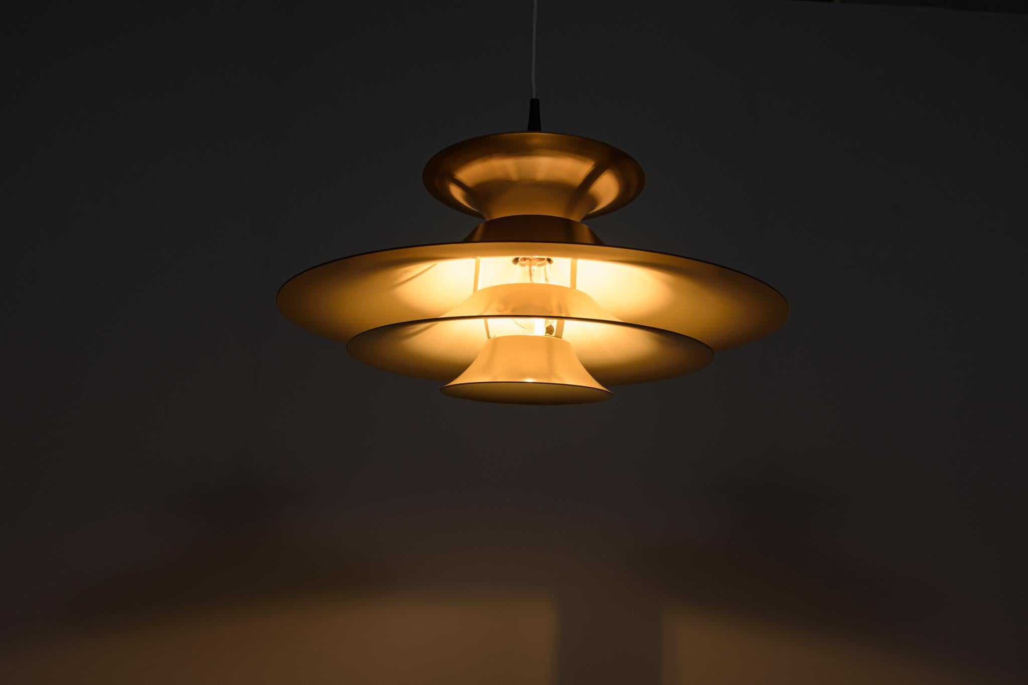 Radius Pendant by Erik Balslev for Fog & Mørup, Denmark, 1970s For Sale 5