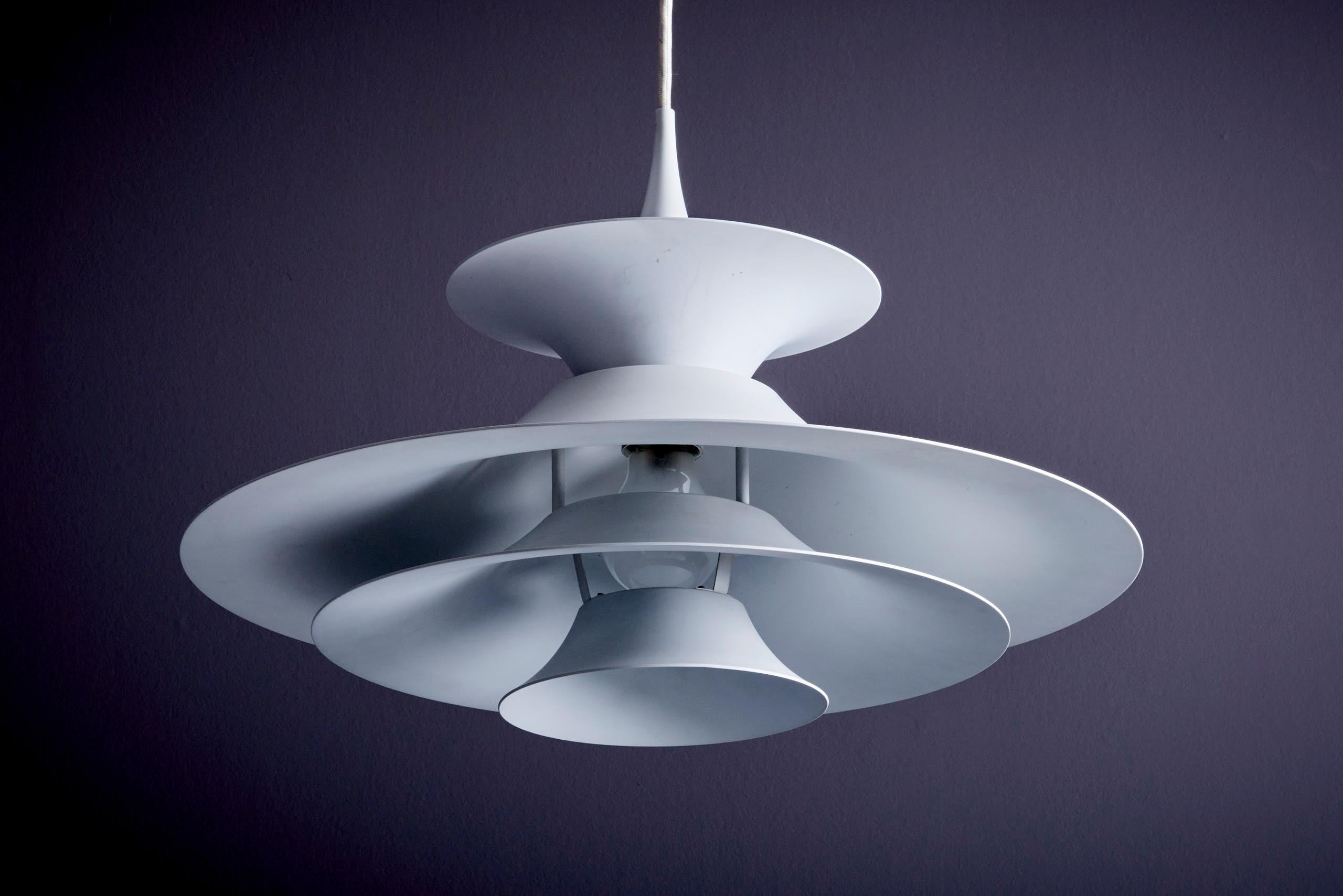 Danish Radius Pendant Lamp by Erik Balslev for Fog og Morup For Sale
