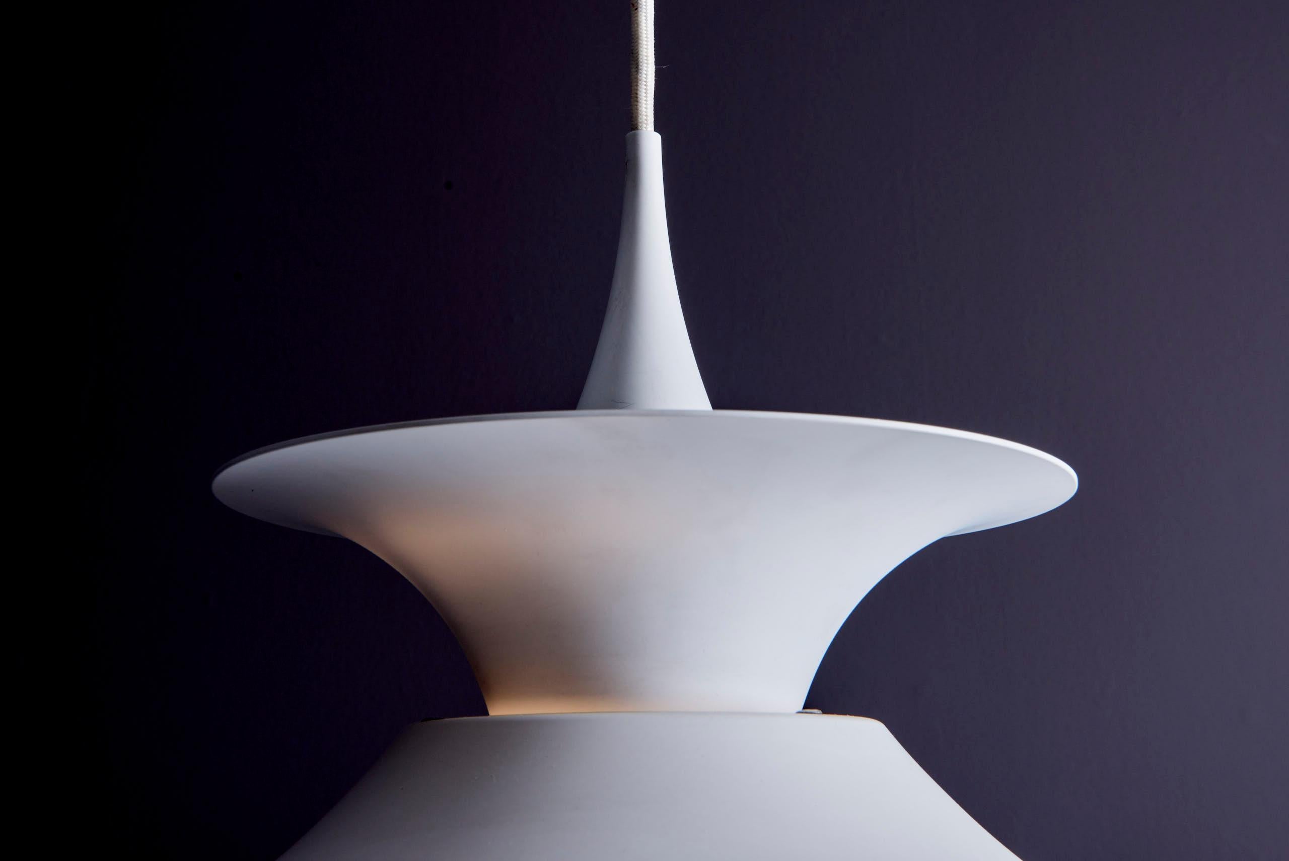 Aluminum Radius Pendant Lamp by Erik Balslev for Fog og Morup For Sale
