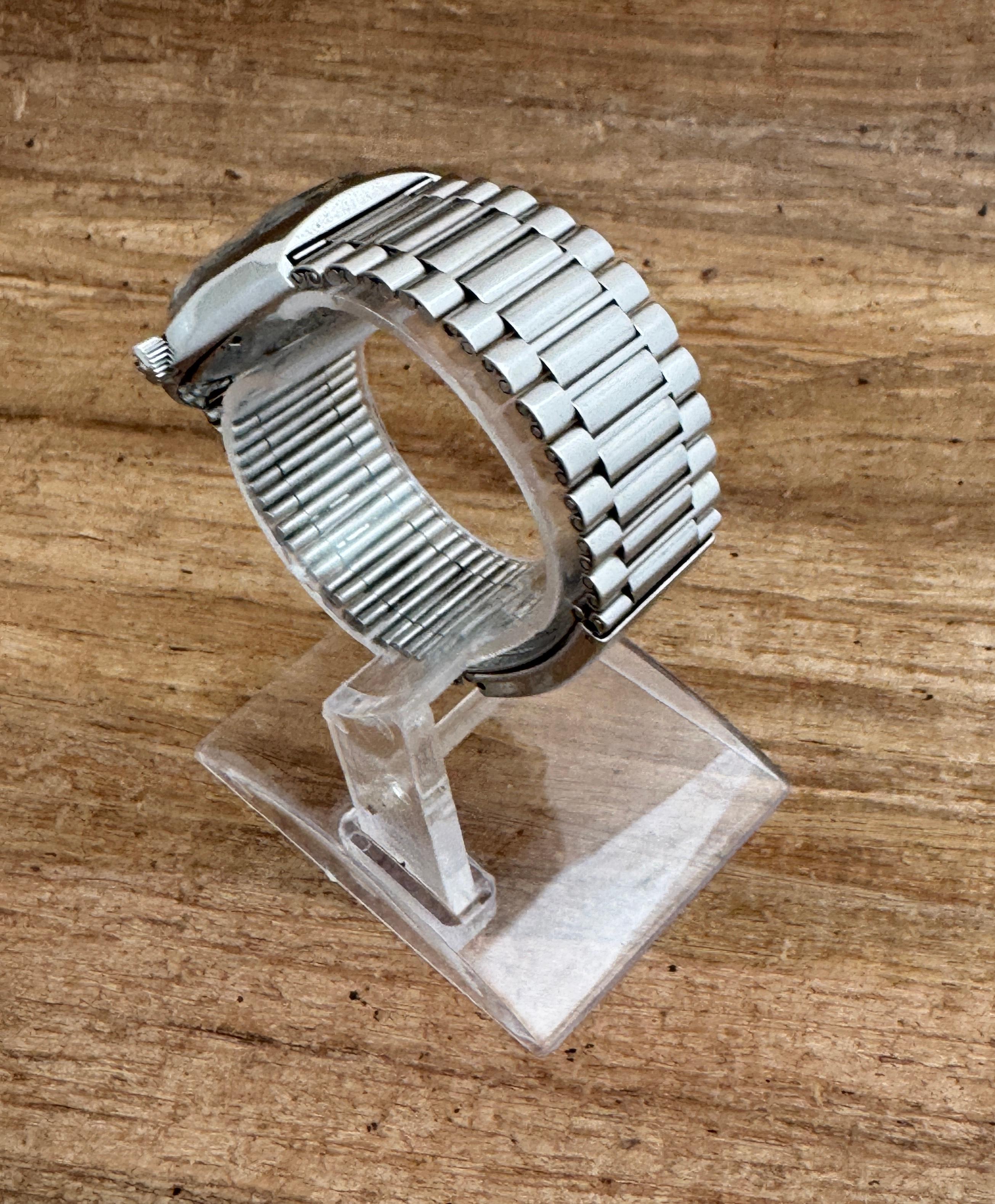Rado Berard 700 Automatic Date Steel Men Wrist Watch Vintage 70s For Sale 2