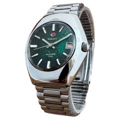 Rado Berard 700 Automatic Date Steel Men Wrist Watch Used 70s