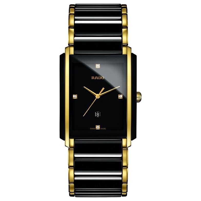 Rado Black Ceramic Integral Diamonds Watch R20204712