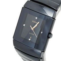 Rado Black Ceramic Jubile 152.0335.3 Men's Wristwatch 30 mm